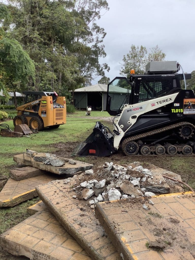 Excavation and removal of concrete – Theresa Park NSW