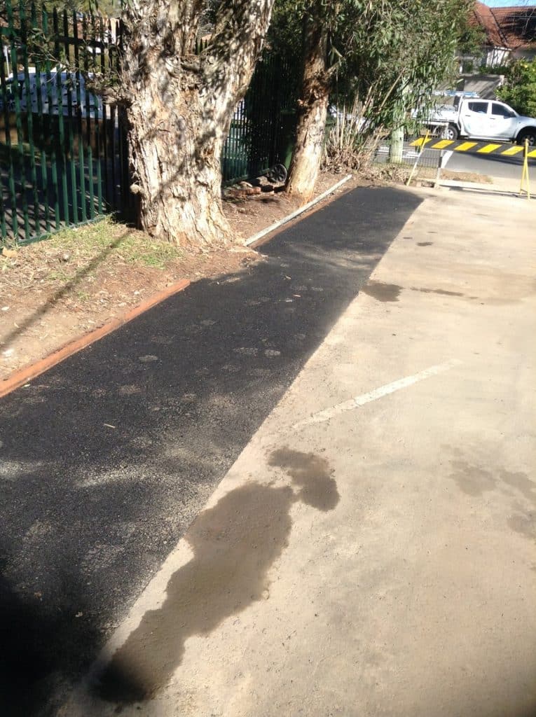 Asphalt repair – North Sydney NSW