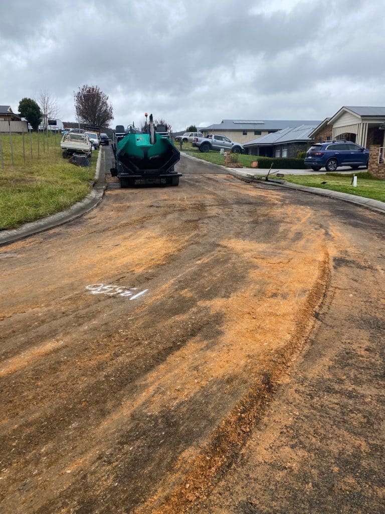 Morts Estate road excavation location – Lithgow NSW